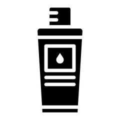 Fototapeta premium Oil icon vector image. Can be used for Cosmetology.