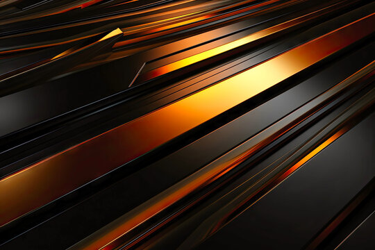 desktop wallpaper with gold stripes and black lines
