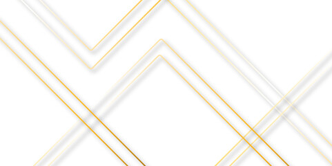 Abstract modern trendy luxury and elegant style simple overlapping gold stripes vector. Line light gold luxury geometric shape design template. Abstract white and golden background with square lines.