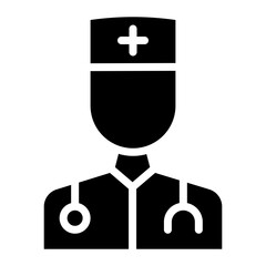 Nurse Male icon vector image. Can be used for Home Services.