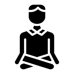 Mindfulness icon vector image. Can be used for Personal Growth.