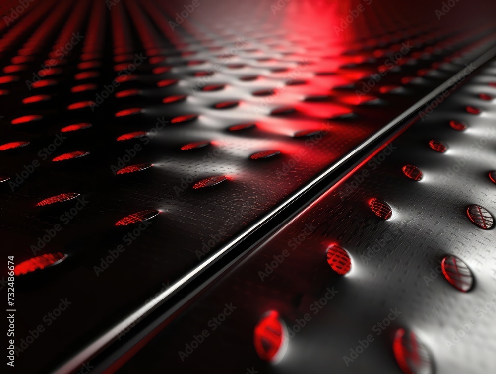 Poster abstract red and black are light pattern with the gradient is the with floor wall metal texture soft
