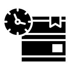 Just In Time icon vector image. Can be used for Mass Production.