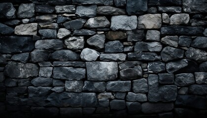 AI-generated illustration of a background of a stone wall.