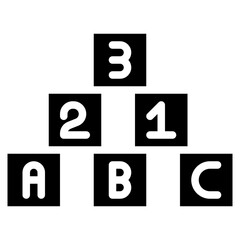 Educational Toys icon vector image. Can be used for Daycare.