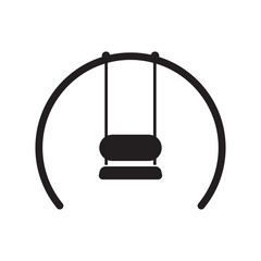 swing icon vector