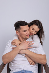 Fototapeta premium couple hugging