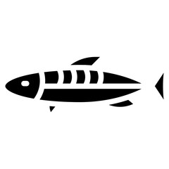 Mackerel icon vector image. Can be used for Fish and Seafood.