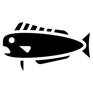 Mahi mahi icon vector image. Can be used for Fish and Seafood.