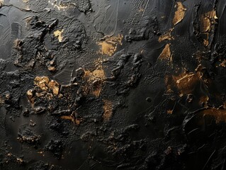 The texture of black gold