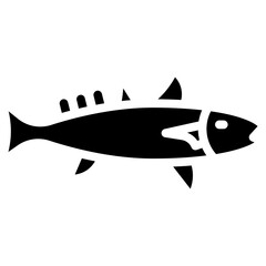 Tuna icon vector image. Can be used for Fish and Seafood.
