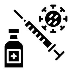 Vaccine icon vector image. Can be used for Tuberculosis.
