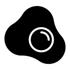 Fried Egg icon vector image. Can be used for Brunch.