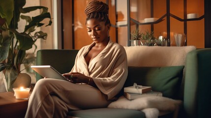 Obraz premium Bridging the Gap: The Rise of Accessible Online Therapy