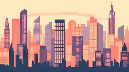 Fototapeta premium cityscape - business background - city, corporate, backdrop, skyline