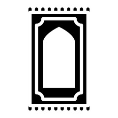 Prayer Mat icon vector image. Can be used for Islamic New Year.