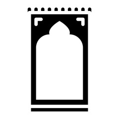 Prayer Rug icon vector image. Can be used for Islamic New Year.