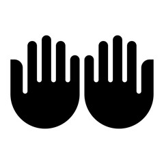 Obraz premium Prayer Hands icon vector image. Can be used for Islamic New Year.