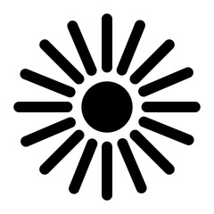 Sunburst icon vector image. Can be used for Islamic New Year.