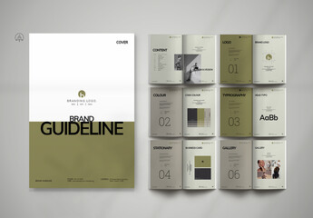 Brand Guideline Brochure Template