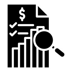 Stock Evaluation icon vector image. Can be used for Business Audit.