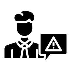 Prosecution icon vector image. Can be used for Legal Services.