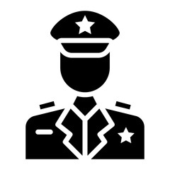 Military icon vector image. Can be used for Protesting and Civil Disobedience.