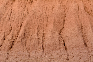 ABSTRACCION Y TEXTURA DE TIERRA EROSIONADA