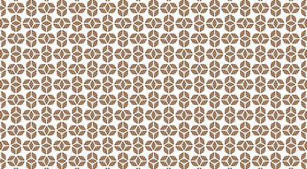 Illustration of a seamless brown-and-white graphic pattern pattern