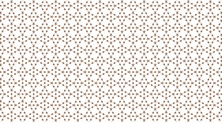 Illustration of a seamless brown-and-white graphic pattern pattern