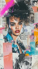 80s themed scrapbook