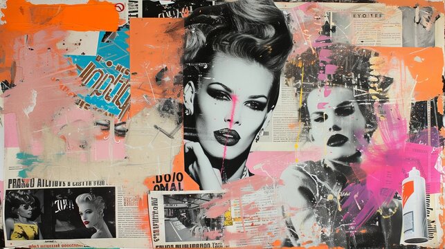 80s themed scrapbook