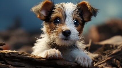 A close-up of a tiny dog or puppy. Pet
