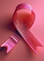 Pink Ribbon Pride: A Symbol of Breast Cancer Awareness Generative AI