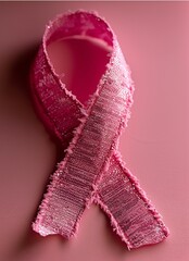 Pink Ribbon Bracelet: A Symbol of Breast Cancer Awareness Generative AI