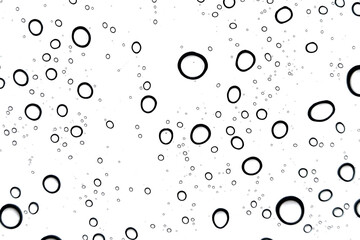 Transparent gel with bubbles close-up. The texture of gel cream. Oxygen bubbles in clear blue...