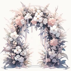 Floral Arch Illustration