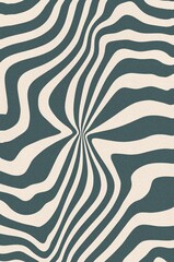 Groovy retro 70s style backgrounds with swirl burst, waves, twisted pattern, and grain paper textures. Vintage wallpaper, template, poster, print, backdrop. Abstract and aesthetic.