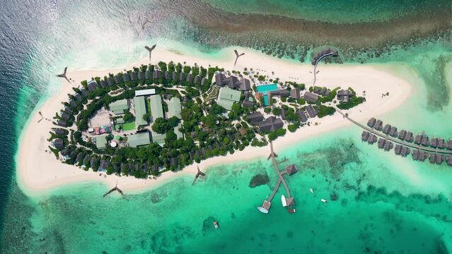 Maldives and villas on the water