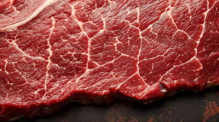 raw beef, steaks ingredients, Fresh raw beef steaks on a white grill, ready for cooking, showcasing the raw meat's red color and marbled fat, emphasizing the ingredients