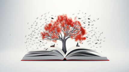 Education and book concept