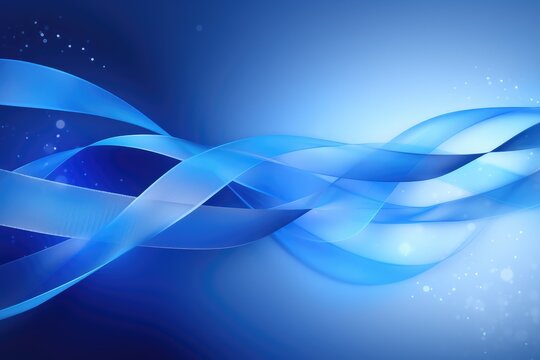 Abstract background awareness blue ribbon