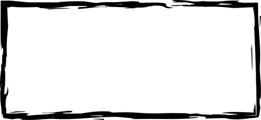 Rectangle ink empty. Text box and frames