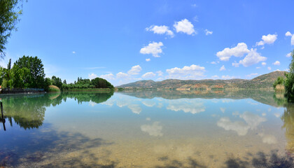 Fototapeta premium Golbasi Lake in Adiyaman, Turkey.