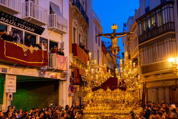 crucificado del cristo de la Sed en la semana santa de Sevilla	