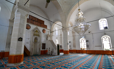 Ulu Mosque, located in Adıyaman, Turkey, was built in the early 16th century.