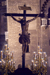 crucificado de la hermandad del amor , semana santa en Sevilla