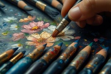 Fototapeta premium Dive into the World of Drawing and Painting at Our Art and Design Schooll