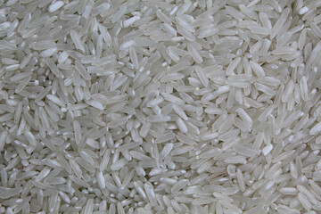 White rice, uncooked, as background
