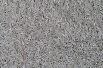 White rice, uncooked, as background